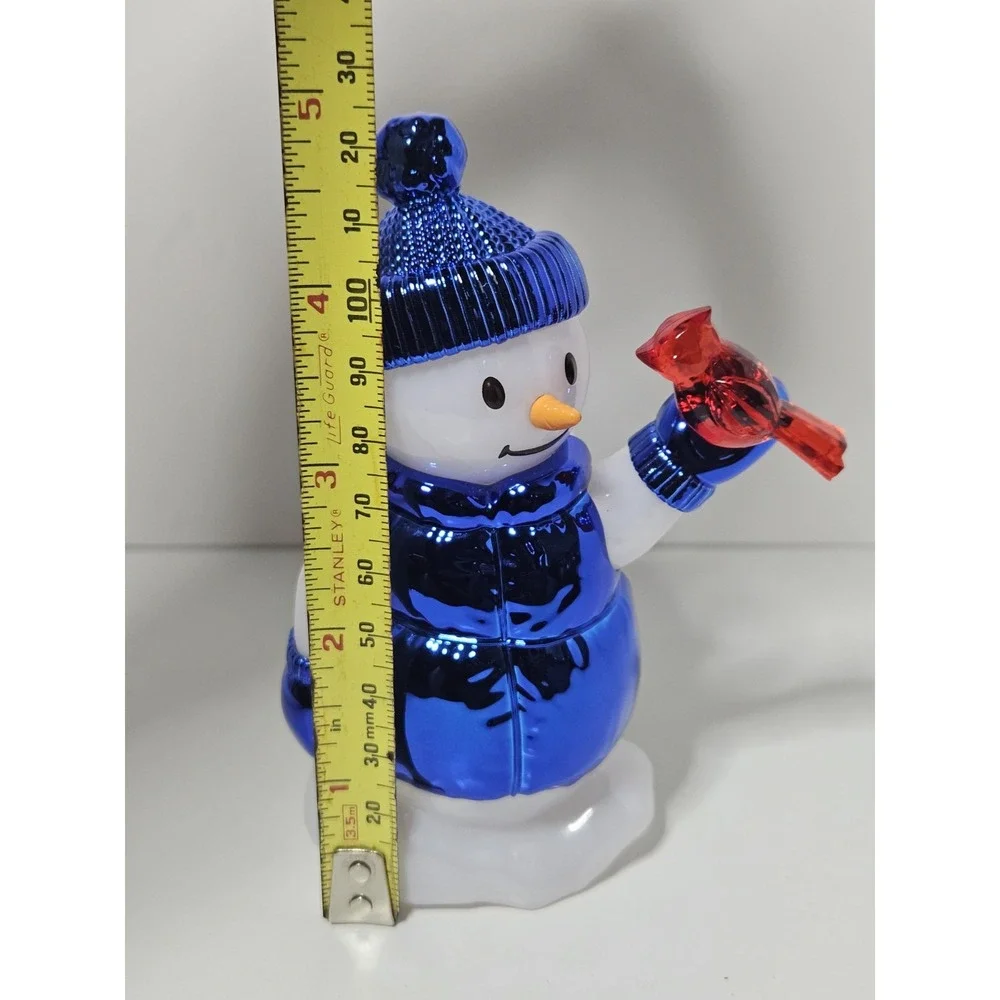 Bath & Body Works Snowman with Blue Puffer Jacket Wallflowers Fragrance Plug